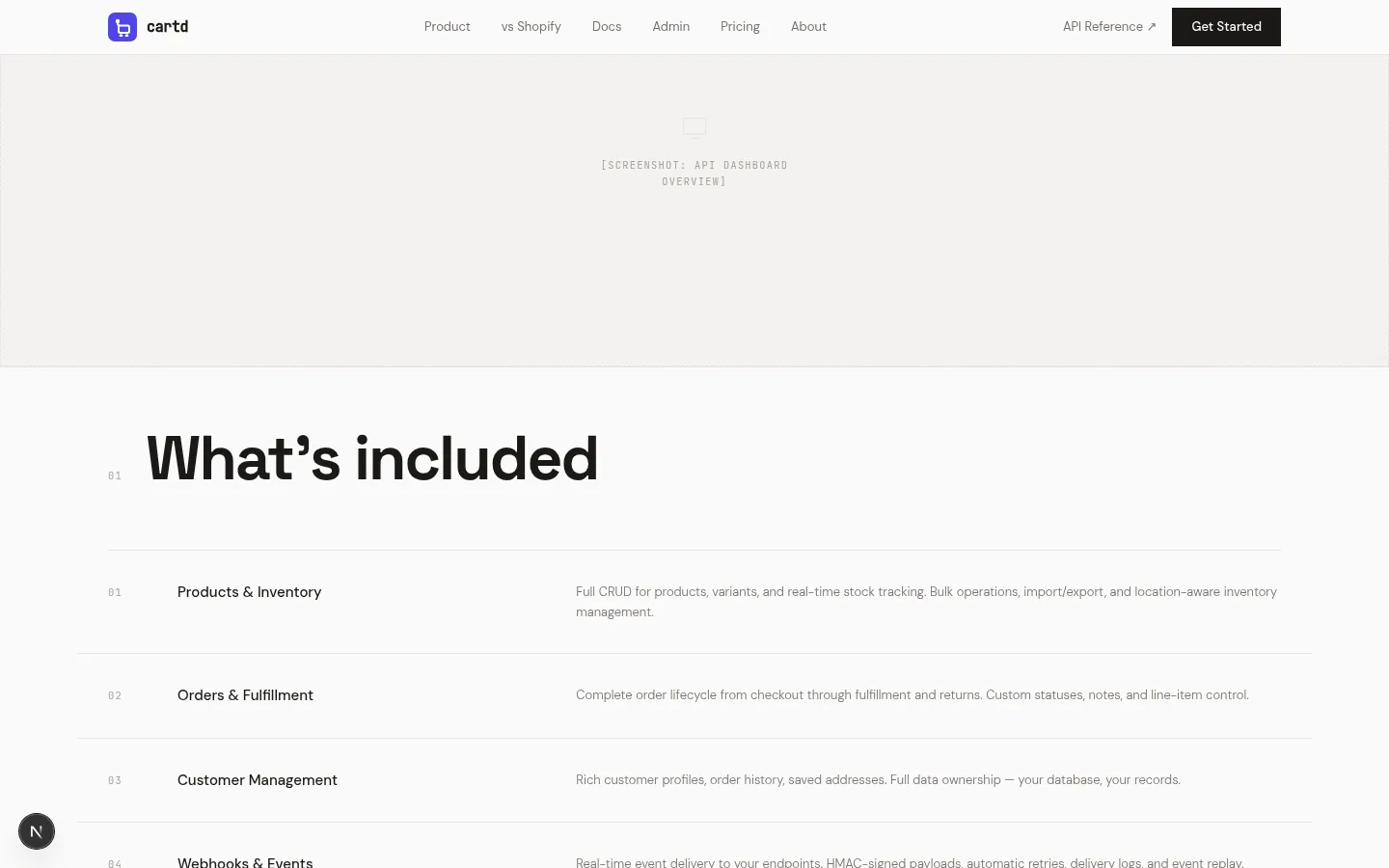 Cartd screen