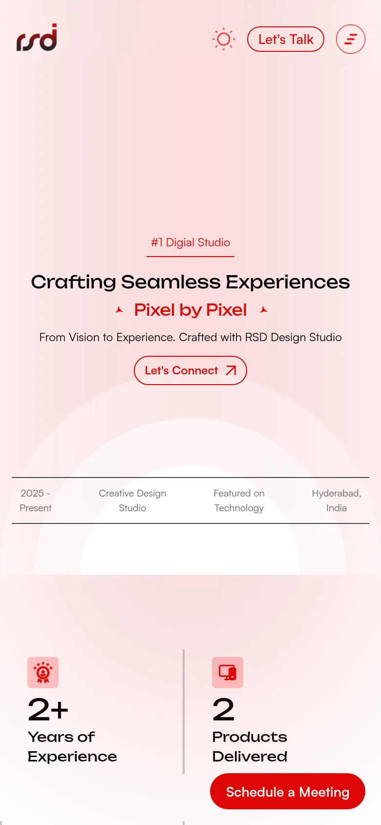Kreotix Design Studio on mobile